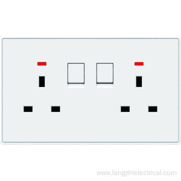 2Gang 13A socket with switch